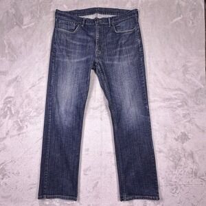 Levi Strauss 559 Relaxed Fit Straight Leg Dark Wash Jeans Msr 38x31 (Tag 38x32)